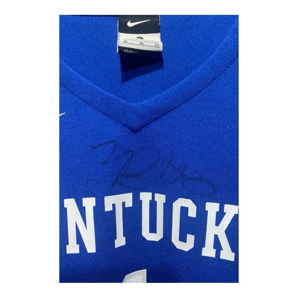 Youth Nike Kentucky Wildcats Basketball Jersey Number 1 Signed - Picture 4 of 4